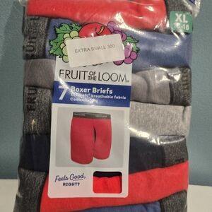 Fruit of the Loom Kids Boxer Briefs - Red, Gray, Navy